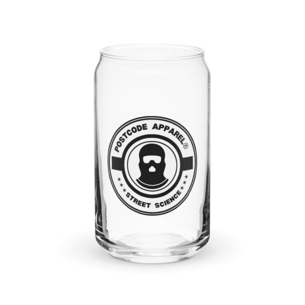 Postcode Apparel® 16oz Can-Shaped Glass