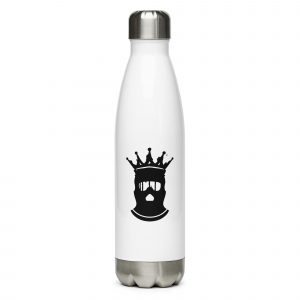 Postcode Apparel® Crowned King Stainless Steel Water Bottle